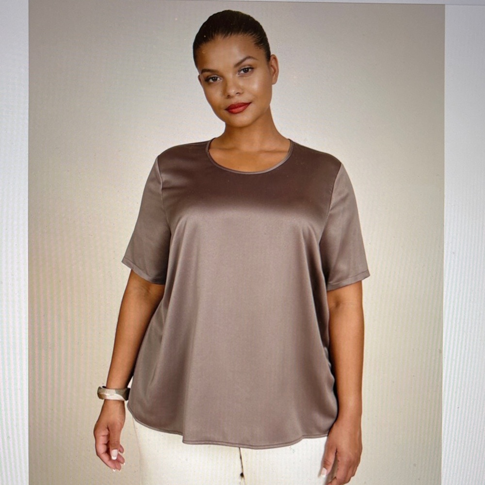 11 Honore size 16 NWOT Aida Elegant Satin Women's Top